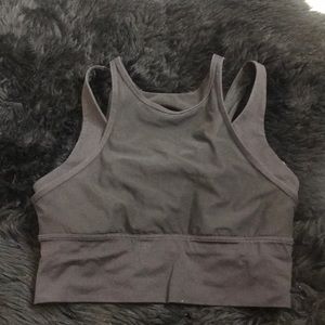 Full coverage lululemon sports bra with mesh